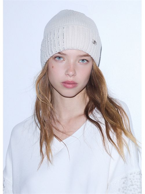 Cappello in maglia con applicazioni LIU JO | 2F6027MAA06/00192